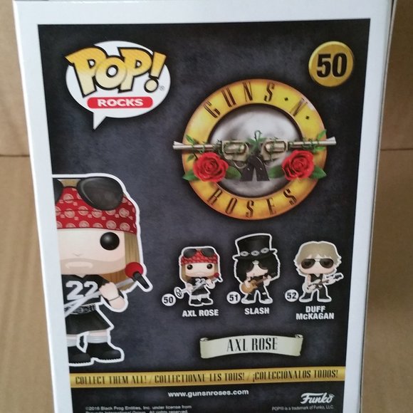 Funko Pop Rocks AXL Rose #50 Guns N Roses - Picture 3 of 14